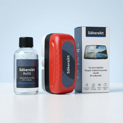 Säkersikt - Applicera idag. Kör säkert hela vintern.